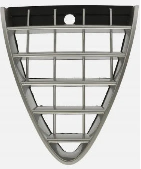 Решётка радиатора решётка радиатора alfa romeo 147 06-10 lift хром фото №1