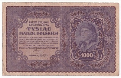 1000 Marek Polskich 1919 I ser. BL