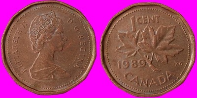 KANADA 1 Cent 1989 33