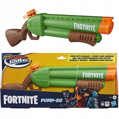 PISTOLET WYRZUTNIA na wodę Nerf Fortnite Super Soaker Pump-SG