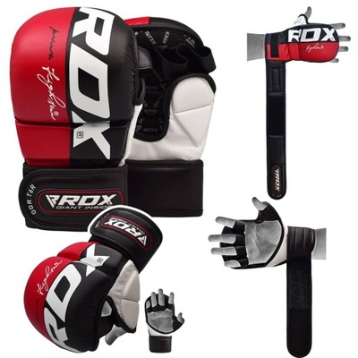 Rękawice sparingowe MMA RDX T6 Czerwone r. XL