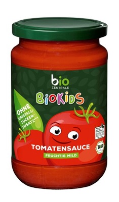 SOS POMIDOROWY DLA DZIECI BEZGLUTENOWY BIO 350 g - BIO ZENTRALE