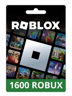 ROBLOX 1600 ROBUX RS |KLUCZ AKTYWACYJNY KOD KARTA PODARUNKOWA | AUTOMAT