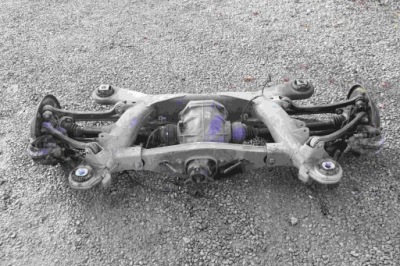 Підвіска задній підрамник диференціал привідний вал важіль mercedes sl r230 фото №1