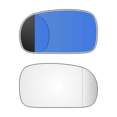 Асферичне дзеркало subaru justy 1994-2004 2003 2002 фото №1