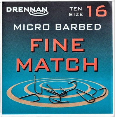 Drennan haczyki Fine Match Micro Barbed 24