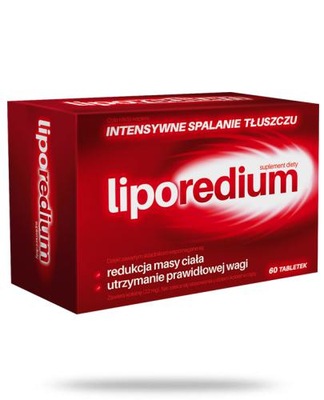 Liporedium intensywne spalanie tłuszczu 60 tabl.