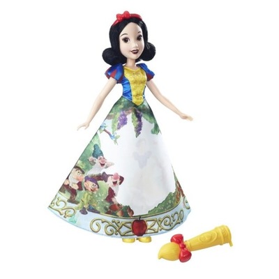 Lalka Królewna Śnieżka w magicznej sukience B6851