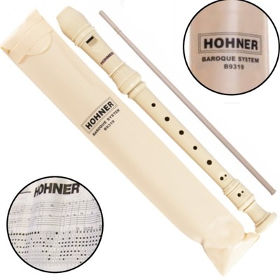 9319 Flet prosty sopranowy barokowy Hohner