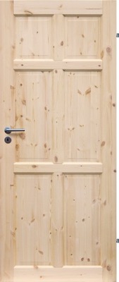 Drzwi sosnowe sęczne drewniane GIEWONT