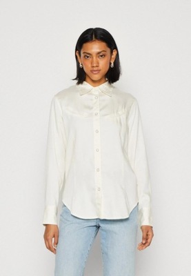 Wrangler TAILORED SEAMED BLOUSE WORN WHITE L