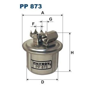 ФІЛЬТР ПАЛИВА HONDA PP873