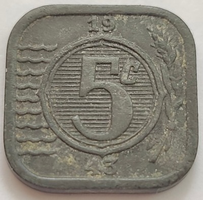 2204 - Holandia 5 centów, 1943