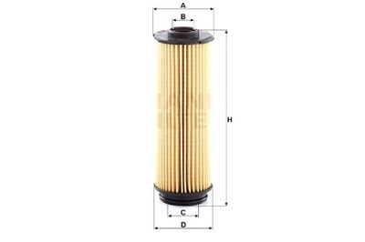 MANN-FILTER ФИЛЬТР МАСЛА BMW 1 F20 1 F21 2 F22 F87 2 F23 3 F30 F80 3