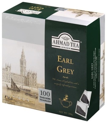 Ahmad Tea Earl Grey Herbata czarna 100 tb