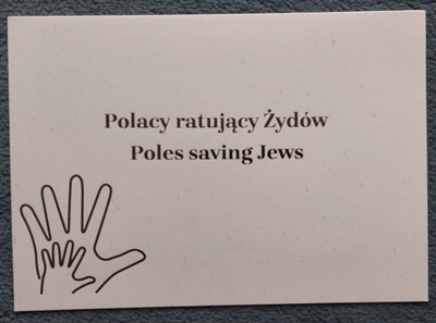 Folder Polacy Ratujacy Żydów
