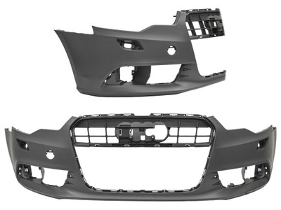 Audi a6 c7 2011-2014 бампер перед 4g0807065 фото №1