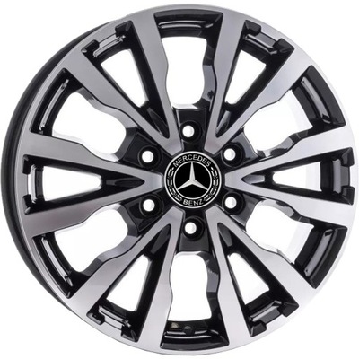 NEW ALLOY WHEELS (TITANIUM) MAKE PLATIN-MERCEDES 16