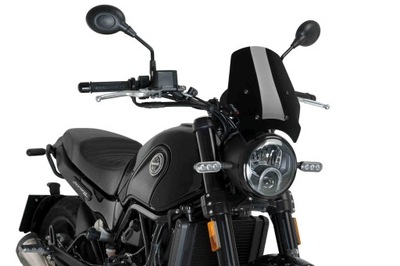 PUIG 9747N СТЕКЛО ЧЕРНАЯ BENELLI LEONCINO 500