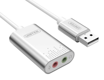 UNITEK Karta dźwiękowa USB STEREO; Y-247A