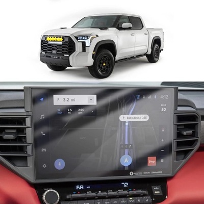 2 PIEZAS PARA 2022 2023 TOYOTA TUNDRA 14 PULGADAS NAVEGACION PROTECCIÓN PARTE DELANTERA ZW~8158  