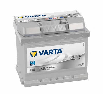 АККУМУЛЯТОР VARTA SILVER DYNAMIC 12V 52AH 520A R+