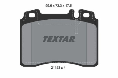 TEXTAR 2115307 ZAPATAS DE FRENADO  