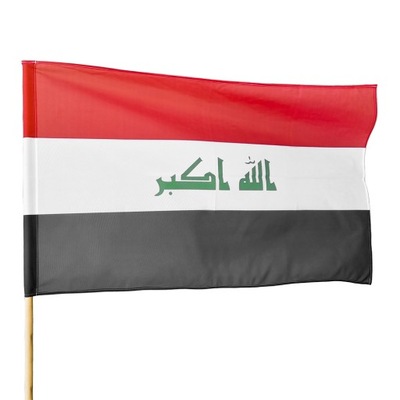 Flaga IRAK 90x150cm TUNEL
