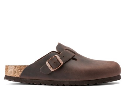 Klapki Damskie Birkenstock 0860133 BOSTON LEOI Brązowe 42