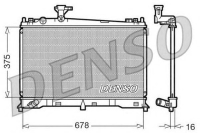 DENSO RADIATEUR DE MOTEUR MAZDA 6 1.8/2.0/2.3 01.02- - milautoparts-fr.ukrlive.com