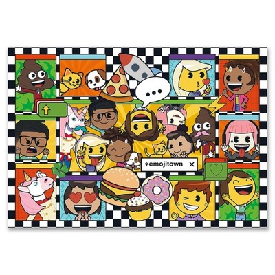 Puzzle 180 Super Kolor Emojii Town