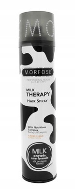 MORFOSE MILK THERAPY LAKIER DO WŁOSÓW MOCNE UTRWALENIE PROTEINY MLEKA 300ML