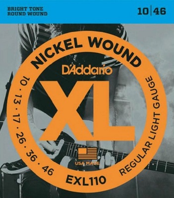 D'Addario EXL 110 struny do gitary elektrycznej