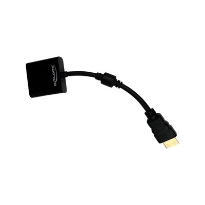 Delock Adapter HDMI-A MĘSKI VGA ŻEŃSKI 65512