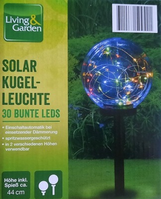 Lampa solarna wbijana Living 44 cm