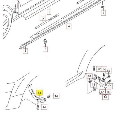 'DELANTERO SPOILER DERECHA AUDI A6 S6 C6'  