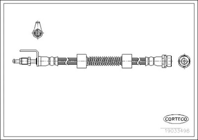 ПАТРУБОК HAM. ГИБКИЙ FORD TRANSI