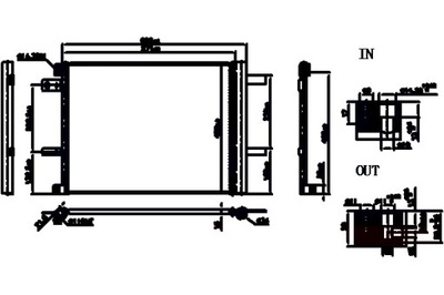 NISSENS KONDENSATORIUS KONDICIONAVIMO DS DS 7 DS 9 CITROEN BERLINGO BERLINGO 