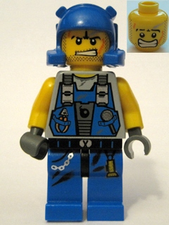 Lego Power Miners pm010 Rex FIGURKA U