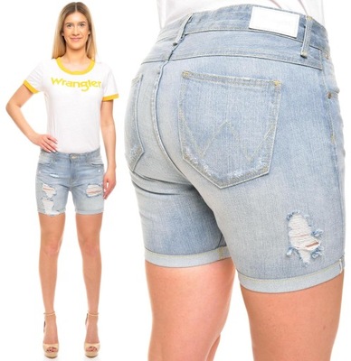 WRANGLER spodenki jeans blue BOYFRIEND SHORT W31