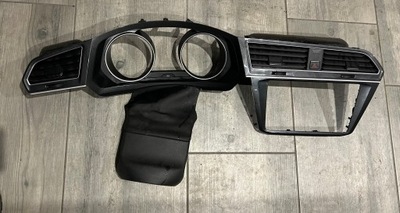 Vw tiguan 5na dekor консоли спидометра + рамка радио фото №1