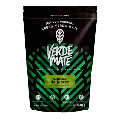 Yerba VERDE MATE GREEN Cactus Kaktus Opuncja 500g