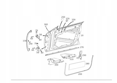 Дверь передние правое левая mercedes cls c257 фото №1