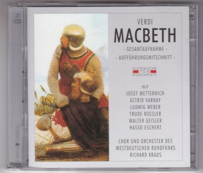 Verdi - Mabeth Astrid Varnay / RICHARD KRAUS 2CD