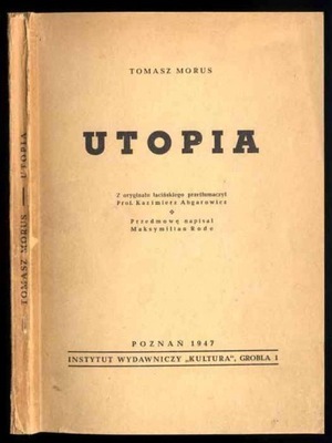 Tomasz Morus, Utopia 1947