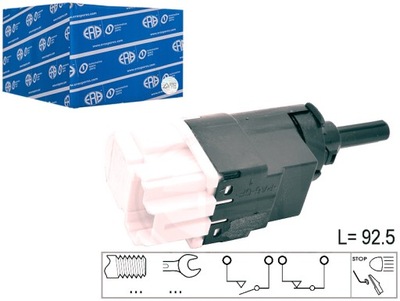 CONMUTADOR DE LUZ LUZ DE FRENADO DACIA DUSTER LOGAN RENAULT CAPTUR CLIO 3 CLIO  