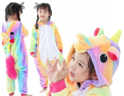 UNIKORN JEDNOROŻEC PIŻAMA KIGU ONESIE 120cm CH1Ś