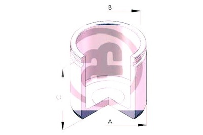 Autofren поршень ham. fiat перед punto фото №1