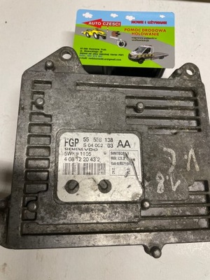 COMPUTADOR DEL MOTOR OPEL VECTRA C 2.2 55558138AA  