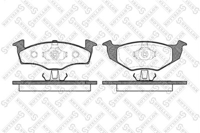 ZAPATAS DE FRENADO VW POLO 1.0I-1.9SDI 96-01/LUPO 1.  